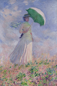 Claude Monet - Žena se slunečníkem