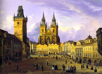 Ferdinand Lepié - Staroměstské náměstí v Praze
