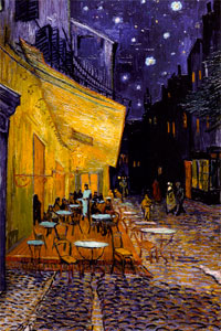 Vincent van Gogh - Terasa kavárny v noci